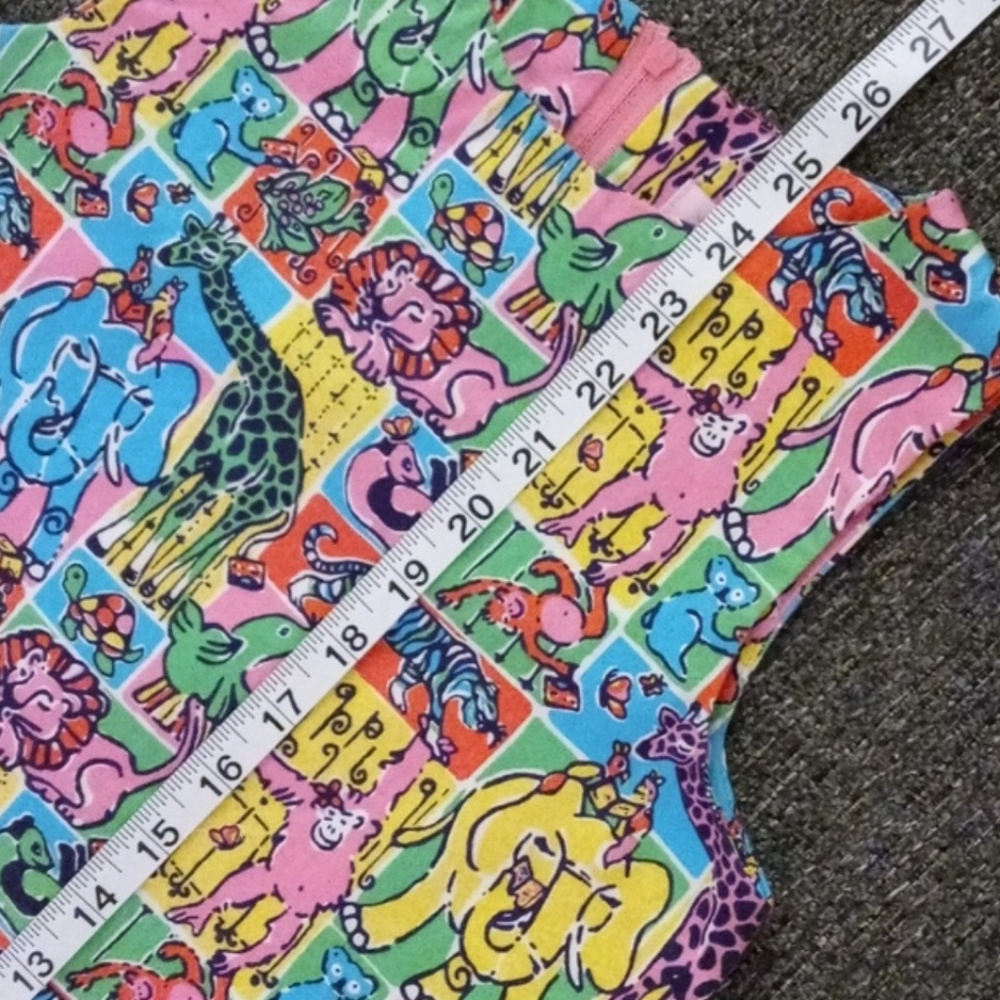 🌈VERY RARE Lilly Pulitzer🌈- Girl's "Partyland Patch" Shift Dress - Picture 16 of 16